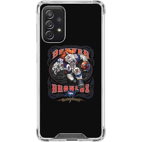 Liquid Blue NFL Denver Broncos Running Back Galaxy A72 5G Clear Case
